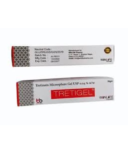 Tretigel 0.04% | Tretinoin Microsphere Gel | for Acne 